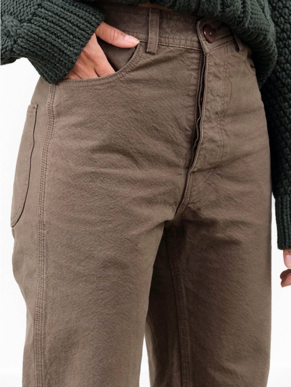 Jesse Kamm Handy Pant Mushroom - Picture 5 of 12